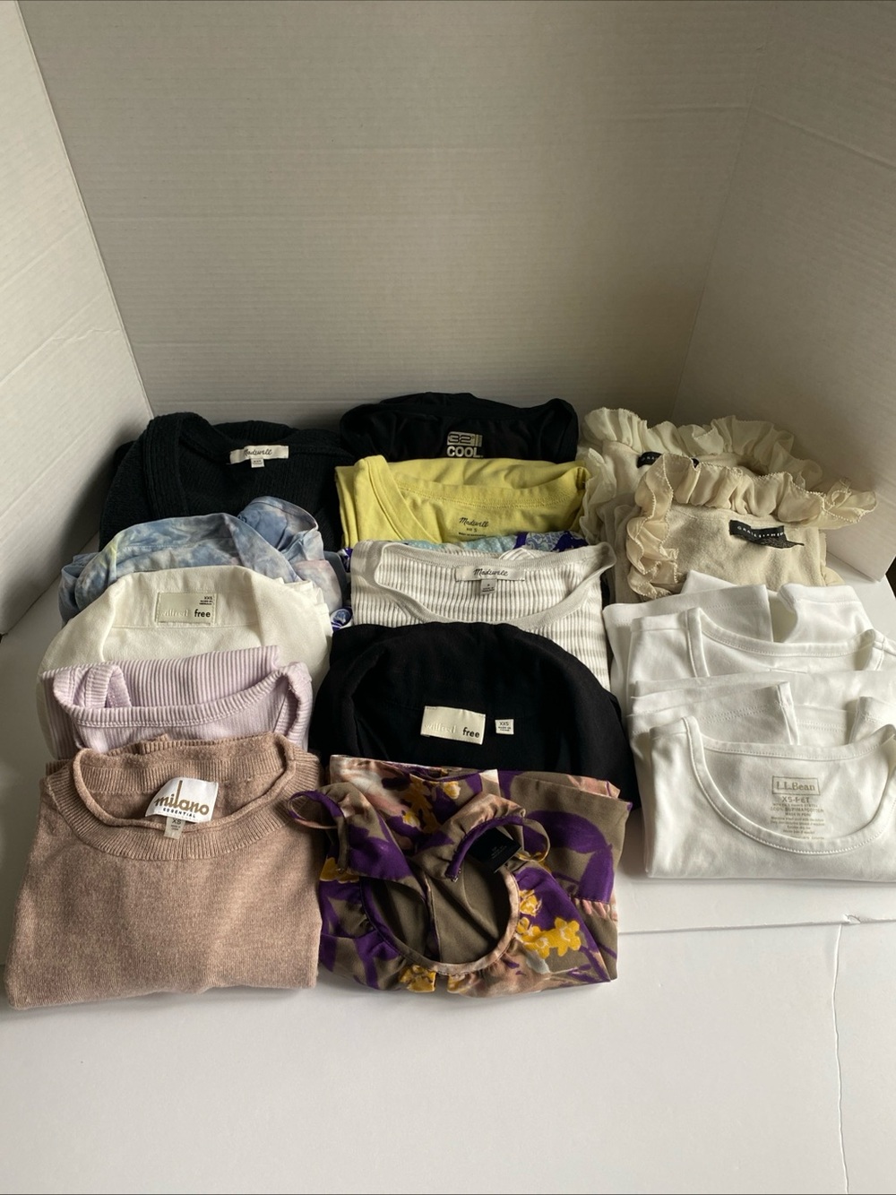 Lot of 15 Tops Assorted Brands Size XXS XS S Women's
